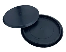 2 Pack Brand NEW Genuine CAPLUG Black Plastic Flexible 3" Hole Plugs BPF-3