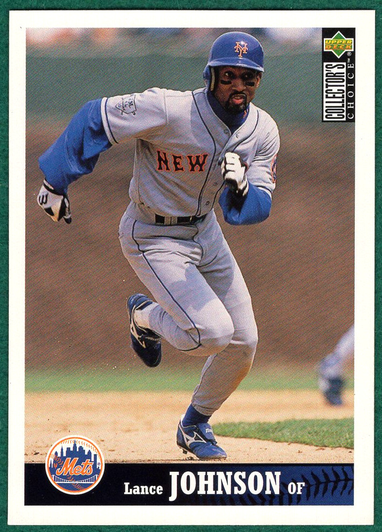 Lance Johnson - 1997 Upper Deck Collector's Choice #396 - Mets Baseball Card
