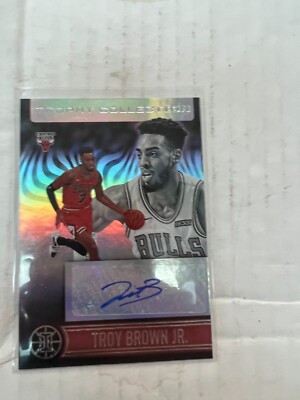 Troy Brown Jr. 2020-21 Illusions Auto Card #TC-TBJ