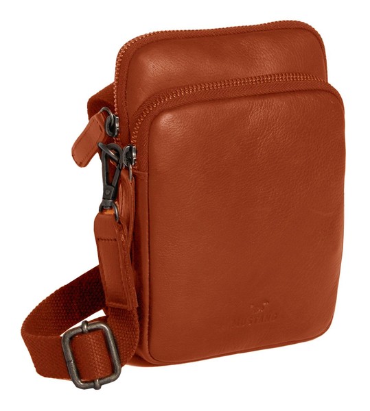 Mustang Perth Shoulderbag S UmhäNgetasche Tasche Cognac Braun Neu-image