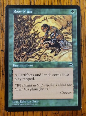 Root Maze x1 MTG Tempest Magic Light Play LP English