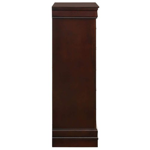 Picket House Furnishings 5-Drawer Chest Dust Proof Bottoms Wood Indoor Cherry - Picture 5 of 9