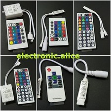 3528 5050 LED Strip Mini 3/24/44 Key IR RGB Remote Controller led RGB controller