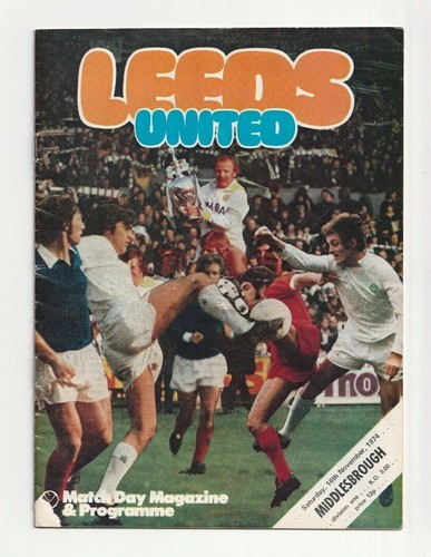 Leeds United 1974/75 Selection of Home League Programmes from menu - Picture 2 of 4