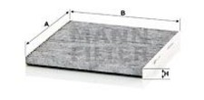 MANN-FILTER Innenraumfilter Pollenfilter Filter Innenraumluft CUK 2336