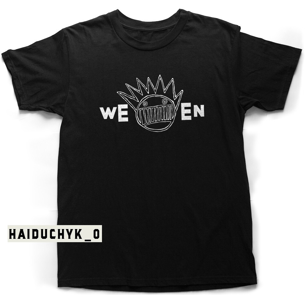 Ween Band Alternative Rock Band Logo Unisex Black T-shirt Size S-5XL