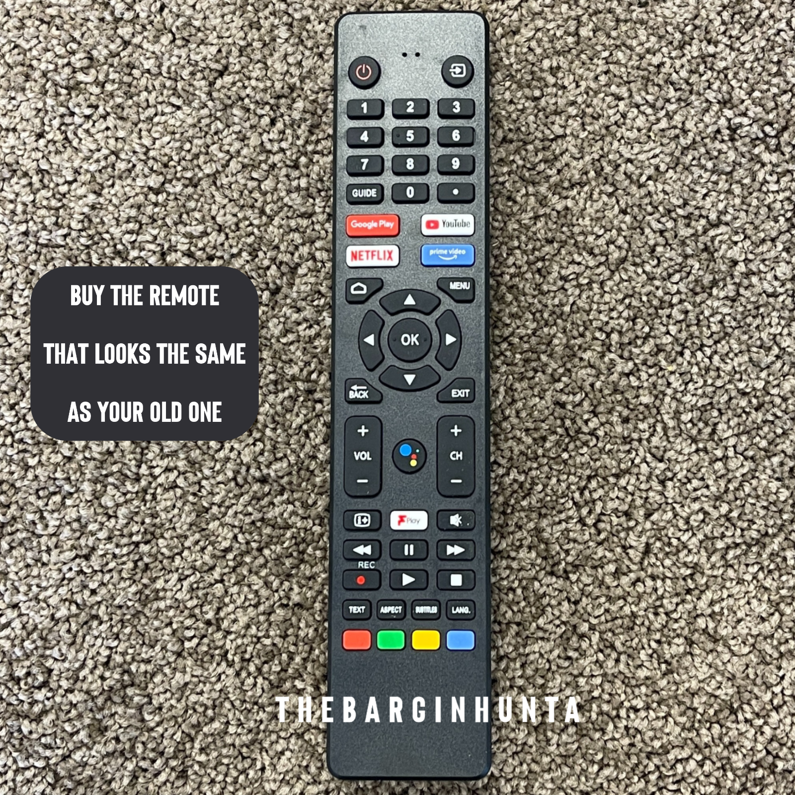 EKO TV Replacement Remote Control for model K43FSG11 43 Inch Full HD ...