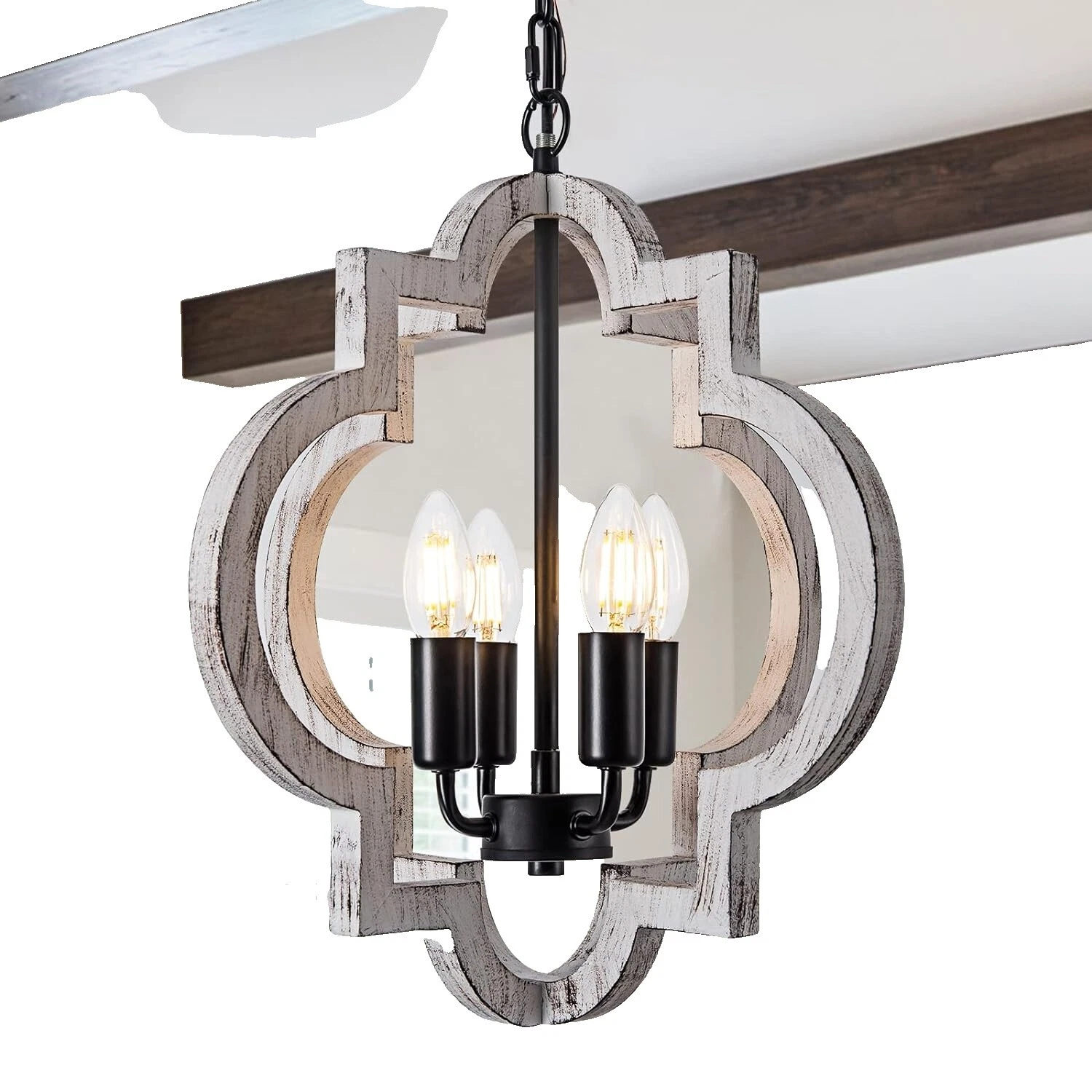 Wooden LED Chandeliers