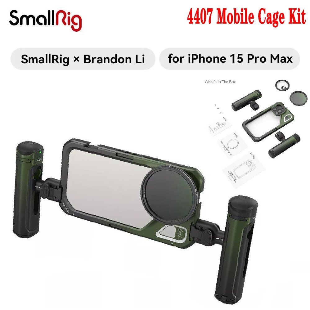 SmallRig x Brandon Li Two-Handles Mobile Cage Filter Kit for