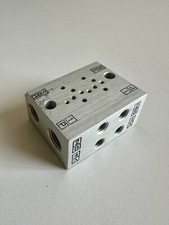 SMC 2 solenoid manifold body new