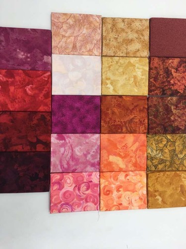 Tela de acolchado Benartex (marrón) cuartos gruesos 100 % algodón de referencia de color (19)