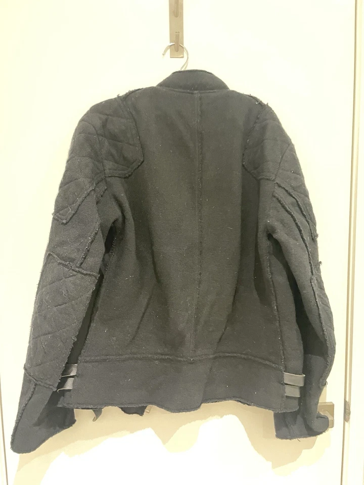 Junya Watanabe MAN x Lewis Leathers Aviakit Knit Biker Jacket - Size L - Image 3 of 4