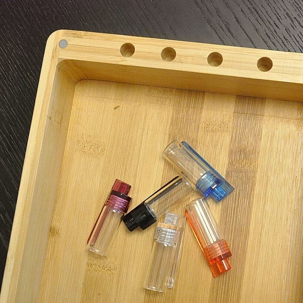 24 Boxed Assorted Glass Storage Bottles Outdoor Travel Portable Dispenser 51mm