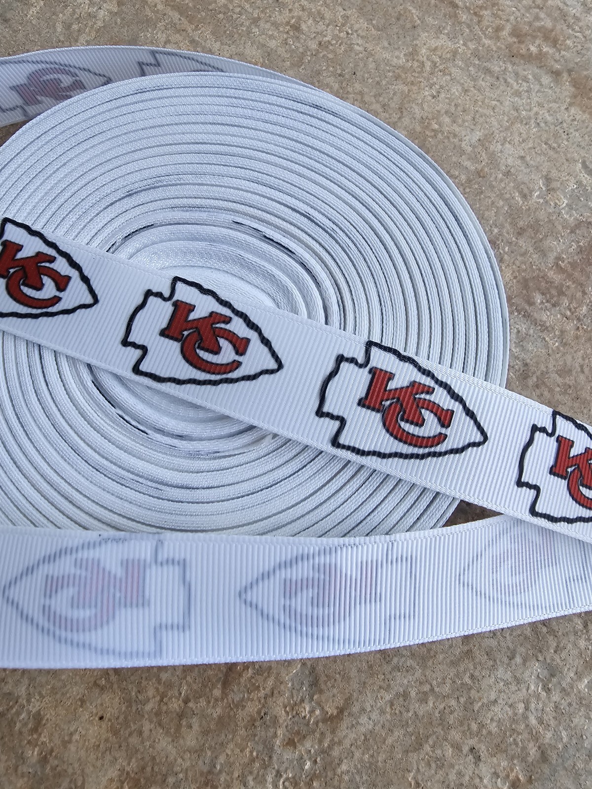Chief Ribbon Kansas Chiefs Football 7/8