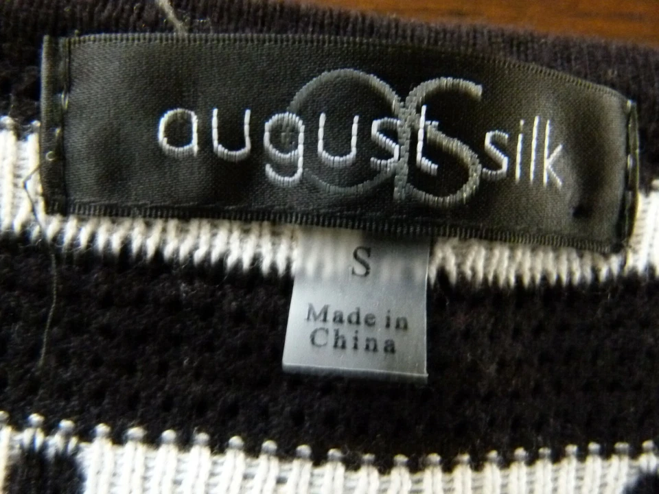 Suéter para mujer August Silk AS a lunares negro/blanco talla S pequeño Foto 4 de 4