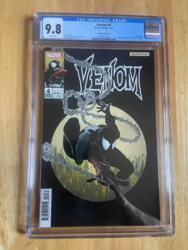 VENOM #4 - CGC 9.8! DAVID YARDIN VARIANT COVER! ASM #300 HOMAGE COVER!