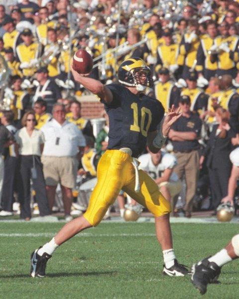 TOM BRADY Michigan Wolverines Glossy 8 x 10 Photo Poster Man Cave