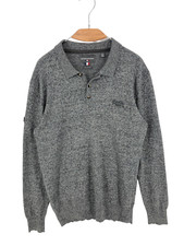 SUPERDRY - Men Cotton Cashmere Jumper Pullover Sweater Size L