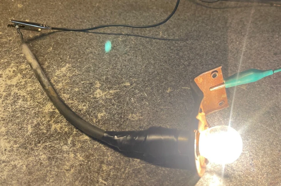 STUDEBAKER PACKARD PARACHOQUES TRASERO MATRÍCULA LUZ LUZ 1955 55 OEM Foto 3 de 4