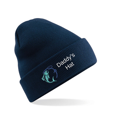 Personalisierte Angelmütze Beanie - fügen Sie Ihren Namen oder Text hinzu, um den Artikel zu personalisieren