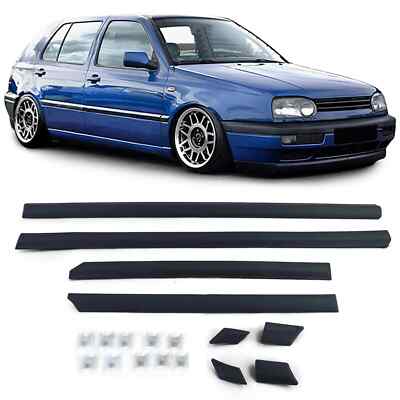   Textured Door Trim Side Molding Set VW Golf Mk3 (4 doors) FREE SHIPPING  