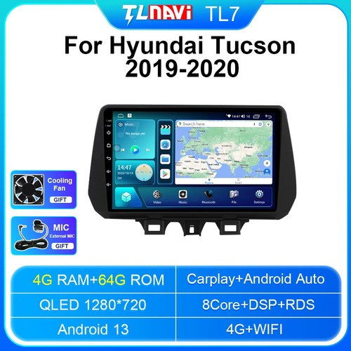 Android13 Carplay Android-Auto Reproductor de Radio Coche GPS para Hyundai Tucson 2019 2020 - Imagen 10 de 32