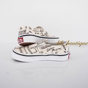 vans x harry potter slip on marauder's map skate shoe