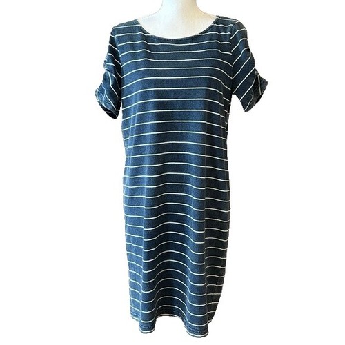 Loft Women's Jersey Dress Gray with White Stripes Short Sleeve Size 4 | eBay Loft Women's Jersey Dress Gray with White Stripes Short Sleeve Size 4 | eBay