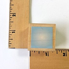 Memory Box Rubber Stamps - Solid 1" Square - B473 - NEW