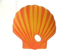 VINTAGE ADVERTISING DISPLAY; SHELL STATION OIL GASOLINE CARDBOARD (8.5"x8.75")