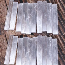 Wholesale Lot 20x Natural Selenite Crystal Raw Nice Quality Healing Energy Stone