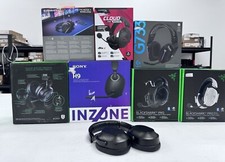 Lot of 8 Salvage Gaming Headsets SteelSeries/HzoneH9/HyperX/Razer FOR PARTS ONLY