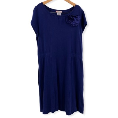Crewcuts Blue Short Sleeve Knit Dress Size 12