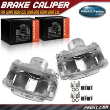 Pair Front Disc Brake Calipers with Bracket for Lexus IS250 2009-2015 GS300 2006