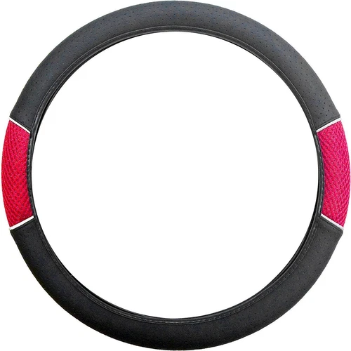 Sakura Racing Carnaby Red Mesh Universal Fit Steering Wheel Cover SS1446