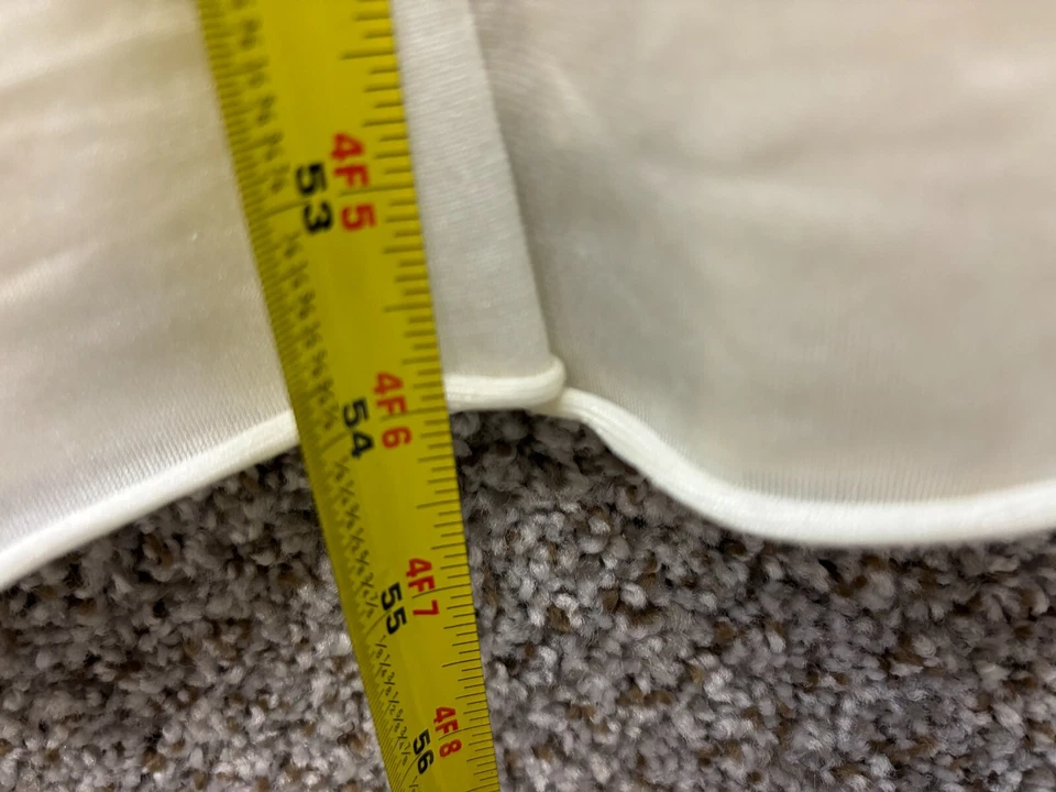 Lencería Vintage Marfil Maxi Camisón Manga Tirantes Encaje Frontal Ver Medidas Foto 4 de 4