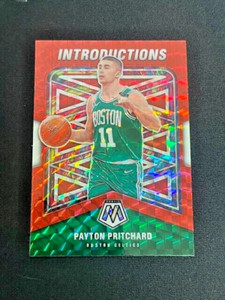 2020-21 Panini Mosaic - Introductions Payton Pritchard #9 Red Mosaic Prizm (RC)