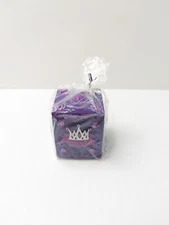 Claire's Vintage Purple 2001 Box Piggy Bank  Prince Charming Coin Bank Trinket 