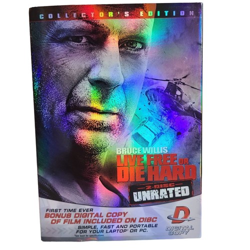Live Free or Die Hard 2 Disc Collectors Edition Bruce Willis DVD