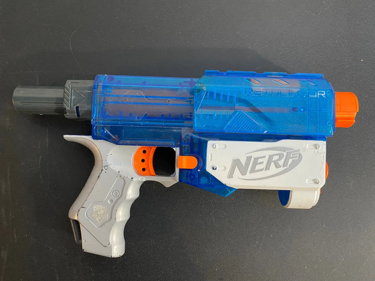 Nerf N-strike Attack Unit Pistola Lançador Azul - Escorrega o Preço