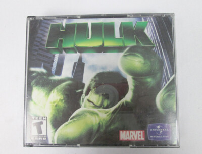 Hulk Windows PC CD-ROM Install Disk + 2, & 3 Video Game Marvel 