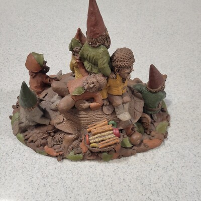 Tom Clark Gnome “The 7 Up” CAIRN Studios Turtle 1984 Retired Rare