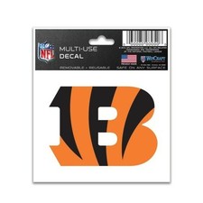 CINCINNATI BENGALS 3"X4" MULTI-USE DECAL PERFECT FOR CAR WINDOWS
