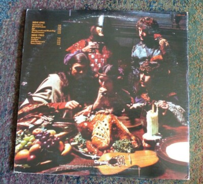 RARE PROMO Copy - STEELEYE SPAN Below The Salt  1972 White Label Gatefold Lyrics