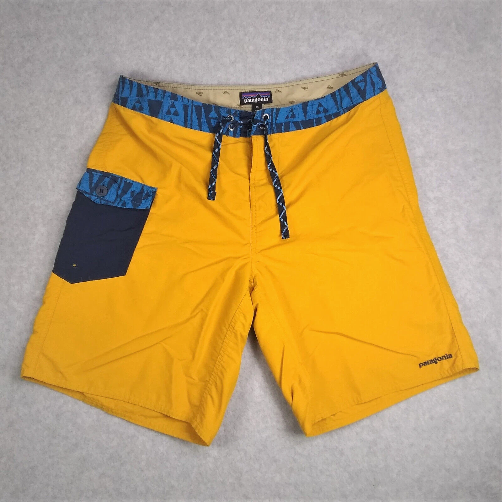 Patagonia Shorts Worn Wear Mens 36 Board Shorts M's Patch Wavefarer Bermuda