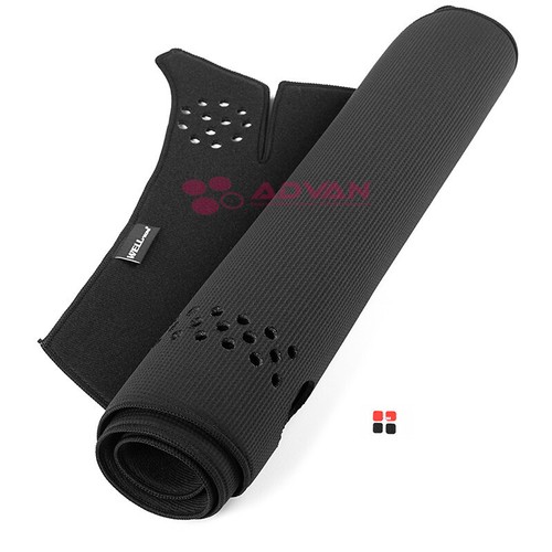 Black Dash Mat For Maserati Ghibli 2014-2024 w/o HUD WELLvisors Dashboard Cover - Picture 11 of 11