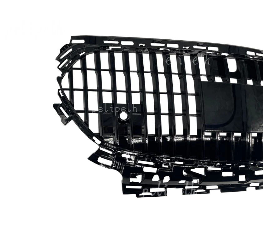 Recambiar parrillas delanteras todo negro para Mercedes-Benz W214 V214 E200 E260 E300 2024+ Foto 3 de 4