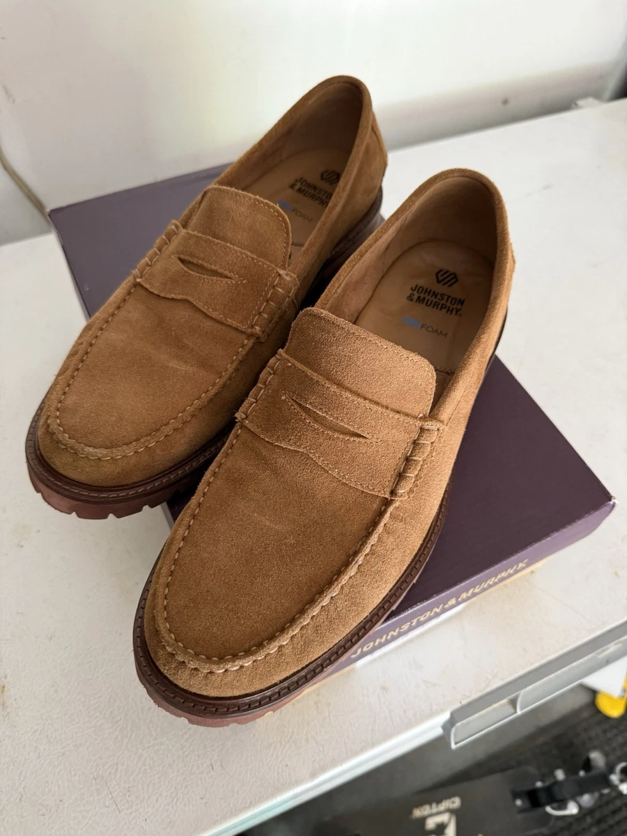 JOHNSTON & MURPHY UPTOWN PLAIN TOE DERBY SHOES,“TRUFOAM”MENS SIZE 9M TAUPE COLOR Las mejores ofertas en Zapatos para hombre Johnston & Murphy  main image 4