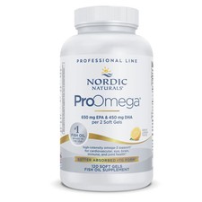 Nordic Naturals ProOmega Soft Gels - Concentrated Omega-3 Fish Oil, 120 Count