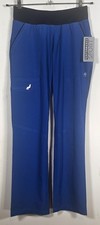 Healing Hands Performance Sports Yoga Scrub Pants Size XS Riley Royal Blue New
